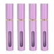 thumbnail image 1 of Mini Botellas de Atomizador de Perfume, 4 Piezas de Vidrio de 10 Ml, Botella de Perfume de Prensa Vacía, Recargable, Portátil(Púrpura) Amonsee No, 1 of 6