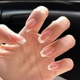 thumbnail image 1 of EcoNesxp 24 Pcs Ongles Autocollants Blancs à Bout Français Ongles Postiches Courts Carrés Ongles Postiches Roses en Acrylique Colle pour Ongles Réutilisable Ongles Nude Ongles Postiches Blancs Couverture Complète Ongles Autocollants Pièces de Design Français Blanc Bout Français Pr, 1 of 5