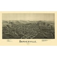 thumbnail image 2 of Fowler 14x10 White Modern Wood Framed Museum Art Print Titled - Barnesville Ohio - Fowler 1899, 2 of 4