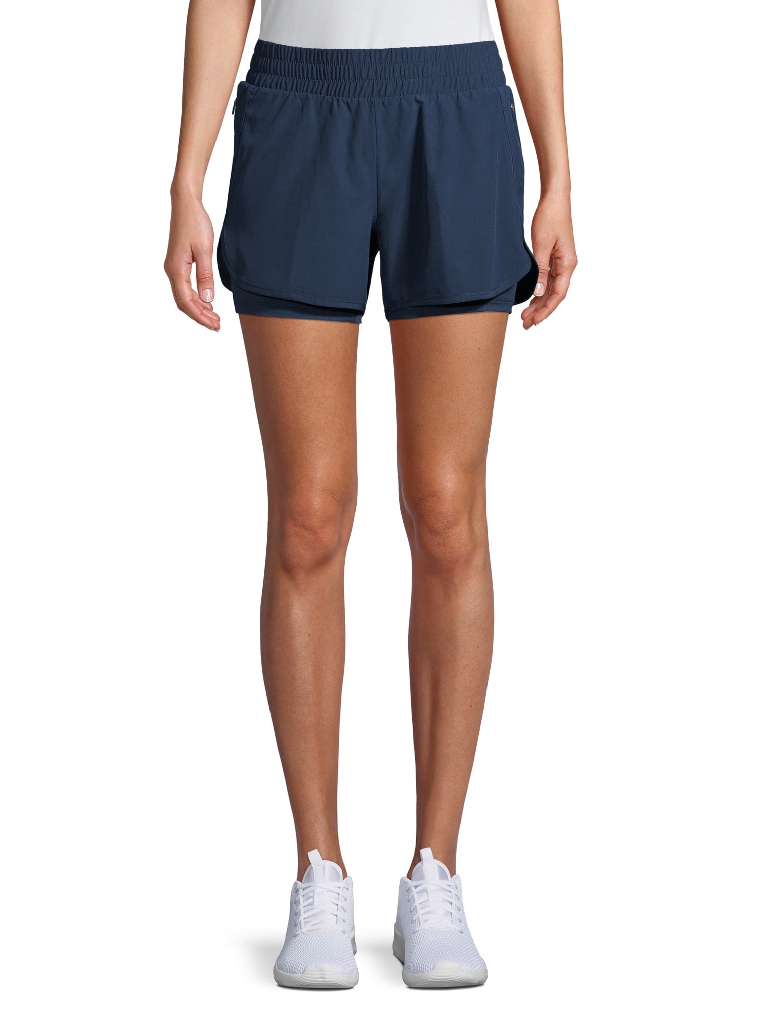 athletic shorts with spandex underneath