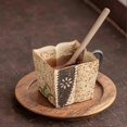 thumbnail image 3 of Daisies Handpainted Porcelain Tea Cup Vintage Floral KungFu Teacup for Adults, 3 of 5