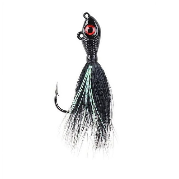 Mustad Big Eye Bucktail Black, 1.5oz Jigs