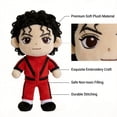 thumbnail image 3 of Michael Plush Doll, Cute Pop Star Inspired Plush Doll - Soft Stuffed Collectible Figure, Unique Gift for Music Fans 9.84", 3 of 5