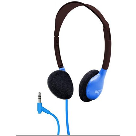 UPC: 0681181628049 | Hamilton Buhl 3.5 mm Plug 5 ft. Dura-Cord Personal Stereo Headphone  Blue – Chew Cord & Foam Ear Cushions