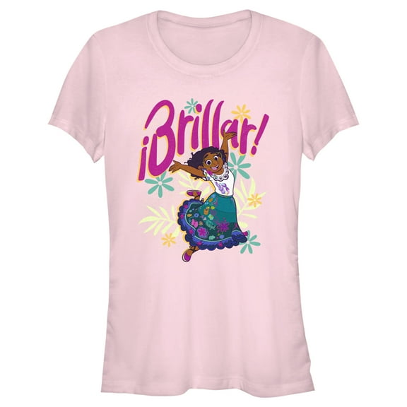 Junior's Encanto Mirabel Brillar Happy Dance  Graphic Tee Light Pink X Large