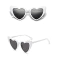 thumbnail image 3 of hengsof Trendy Polarized Sunglasses Women SunglassesRetro Square Shade Slim Frame, 3 of 6