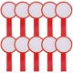 thumbnail image 1 of 10pcs Blank Scoreboard Handheld Scoreboard Dry Erase Answer Paddle Writable Paddle, 1 of 4