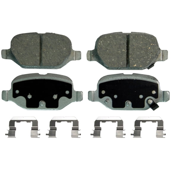 Wagner ThermoQuiet QC1569 Ceramic Disc Brake Pad Set Fits select: 2012-2019 FIAT 500