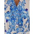 thumbnail image 6 of Printed Long Sleeve Maxi Dress with Belt, 6 of 6