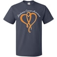 thumbnail image 3 of Inktastic Leukemia Awareness with Orange Ribbon Heart T-Shirt, 3 of 5