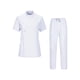 thumbnail image 5 of Conjuntos de uniforme médico para mujer, top y pantalones deportivos, uniformes de enfermería cómodos, disfraz de enfermera Blanco S, 5 of 9