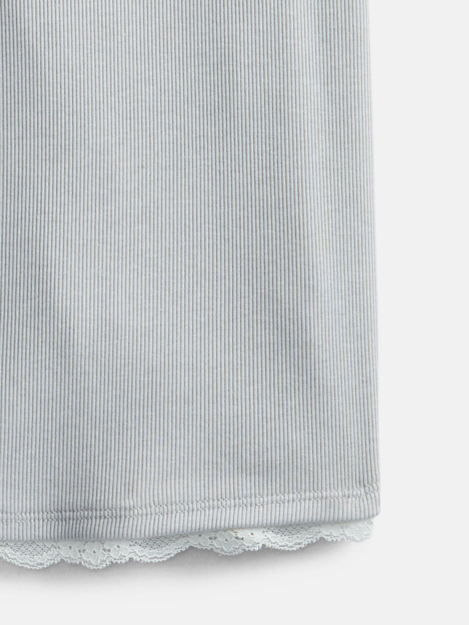 Weekend Academy Girls Henley Tee with Lace Trim, Sizes 4-18