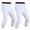 White x2, variant on 2 Pack Men's Compression Pants 3/4 Compression Tights Leggings with Knee Pads Base Layers for Basketball Athletic