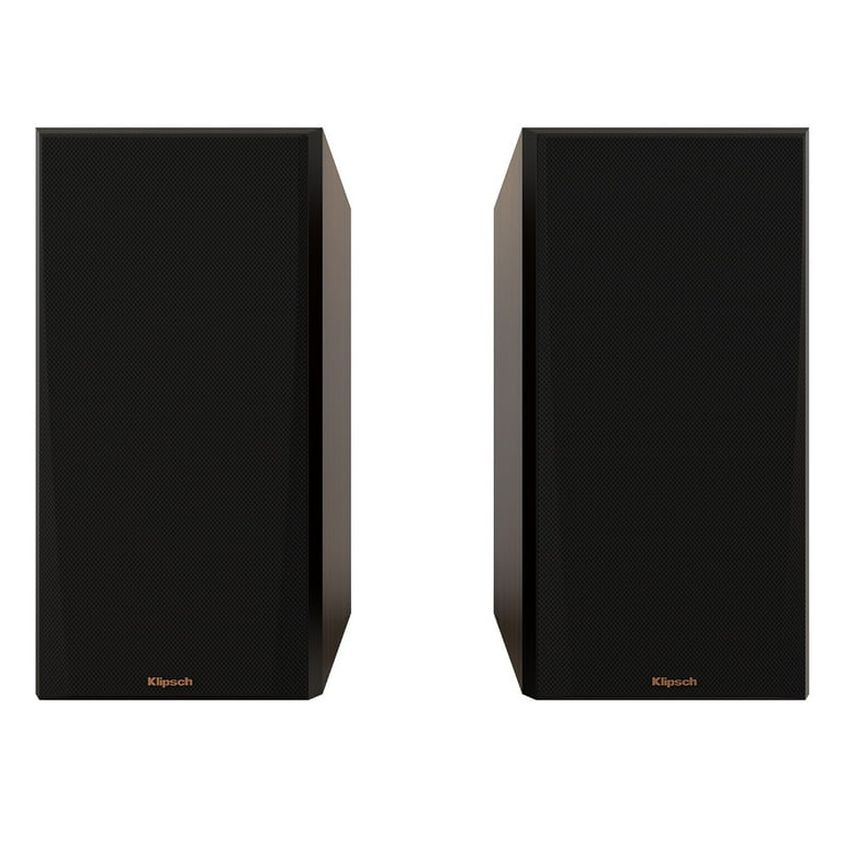 Klipsch RP-600M II Bookshelf Speakers, Walnut, Pair, 90° x 90