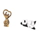 thumbnail image 5 of Figura de pareja, escultura de arte moderno, adorno de cerámica, reloj de pared, panda, decoración para el hogar, detalles creativos, adecuado para sa, 5 of 8