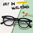 thumbnail image 3 of Monturas para gafas, estante para gafas, regalo exquisito, elegante, Unisex, accesorios de oficina para hombre y mujer, suministros para juegos, Cadenas y cordones para anteojos Negro brillante Sonducket AP012571-01, 3 of 6
