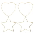 thumbnail image 1 of Miangastore Anneaux pour Femmes Délicats 2 Paires 1,77x1,77x0,04 Po, 1 of 9