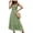 Green, variant on Women Summer Dresses Sleeveless Diamond Print Casual Loose V Neck Maxi Dress Beach Vacation Sundress (Apricot,Large)