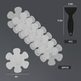 thumbnail image 2 of TSV 20pcs Bathtub Stickers Non-Slip, Shower Safety Treads Adhesive Appliques with Scraper, 2 of 6