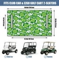 thumbnail image 3 of St. Patrick's Shamrock & Green Golf Cart Front Seat Towel, 51"x31" Microfiber Blanket, Easy Care Fabric, 3 of 8