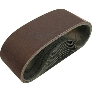 Makita 742310-6 3 x 21 Abrasive Belt, 120 Grit, 10/pk