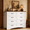 Retro, variant on Aiho Farmhouse Dresser for Bedroom, 47.2" Wide 8 Drawer Dresser Storage Organizer, Wood Chest of Drawers for Bedroom, TV Stand for 50 inch TV, for Living Room, Hallway - Retro Desktop