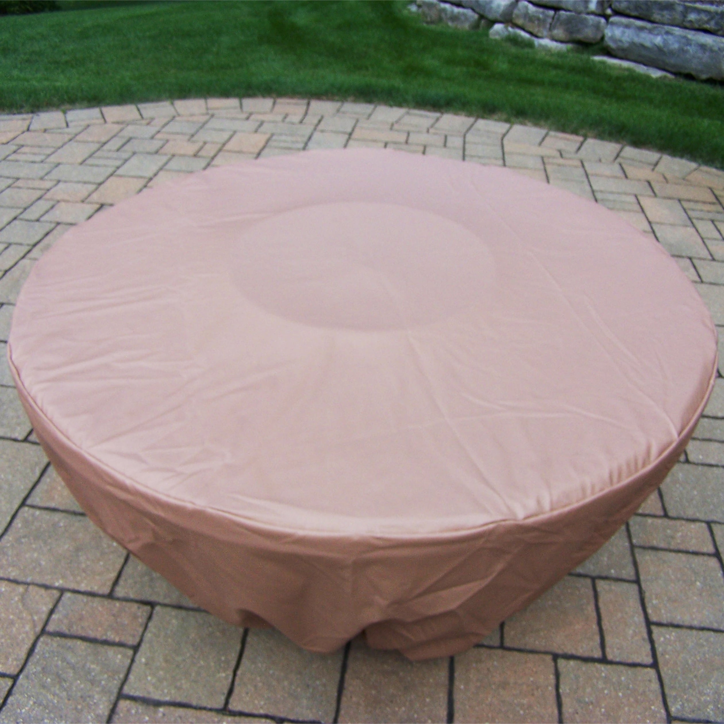 Weather Resistant Heavy Duty Polyester, Fire Pit Table Lid
