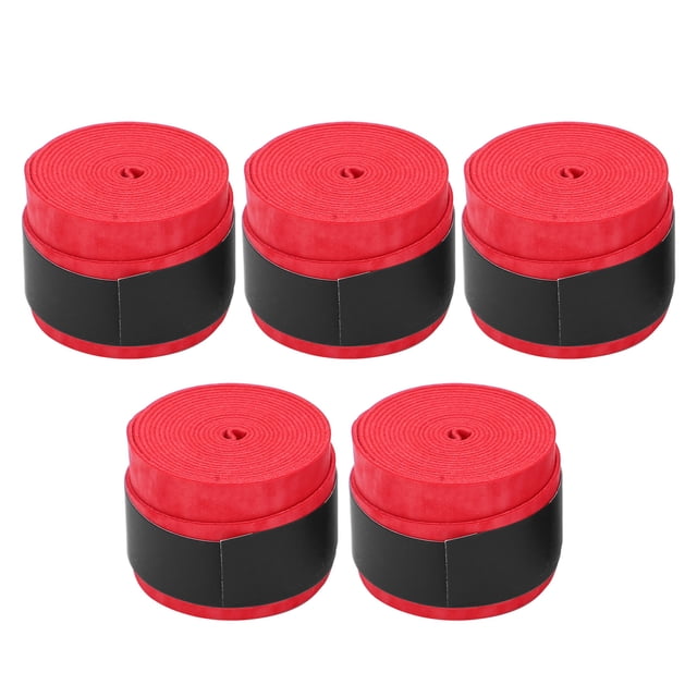 Matte Racket Grip Tape, Handle Overgrip PU Material Sweat-Absorbent For Tennis Rackets For Badminton Rackets Yellow,Black,Red