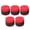 Red, variant on YAHHU 5PCS Handle Overgrip Non-Sticky Breathable Matte Racket Grip Tape for Tennis Badminton Pickleball Rackets Black