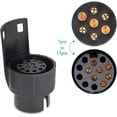 thumbnail image 2 of Adaptador de enchufe de enganche de remolque de 7 a 13 pines, 12 V, para coche, remolque, caravana, adaptador de enchufe de remolque de 7 a 13 polos, 2 of 4