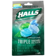 Halls Relief Assorted Mint Sugar Free Cough Drops 25 ct Bag Walmart