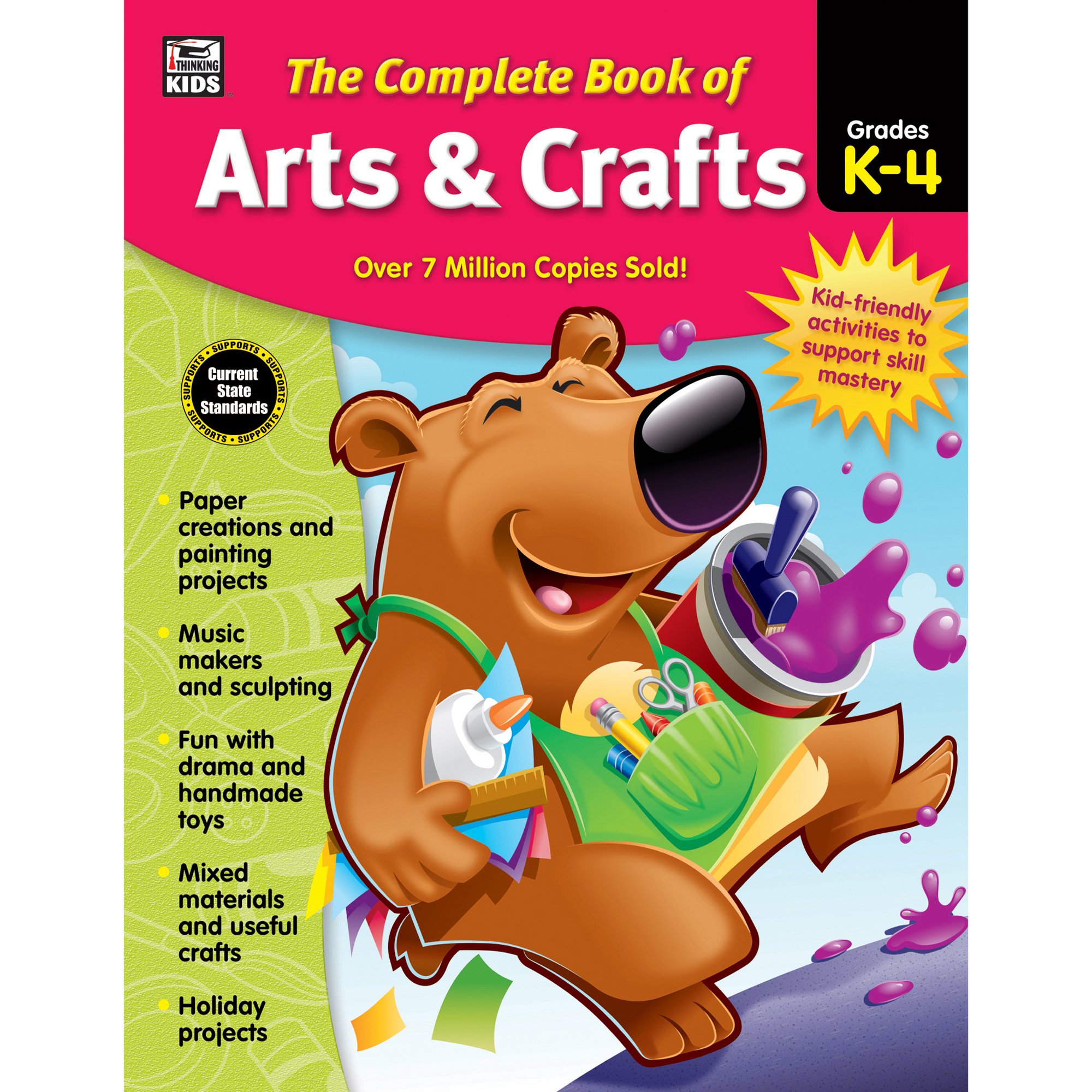 The Complete Book of Arts & Crafts Workbook