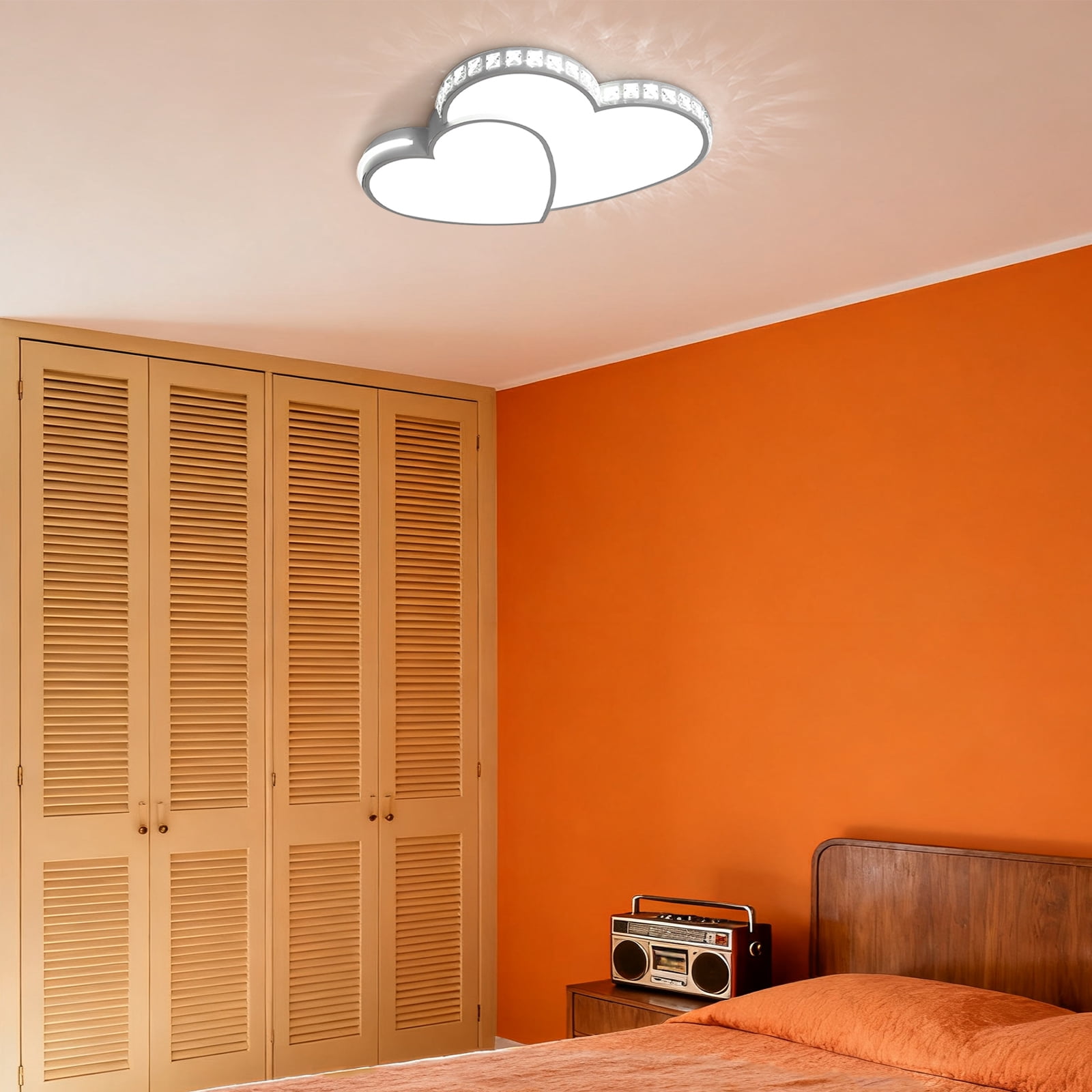 1 PCS White Ceiling Light, Ceiling Light Fixture, Ceiling Lamp for Bedroom Kitchen, Voltage: 85-265V, Power: 36W