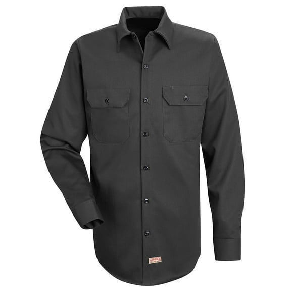 Red Kap® Men's Long Sleeve Deluxe Heavyweight Cotton Shirt