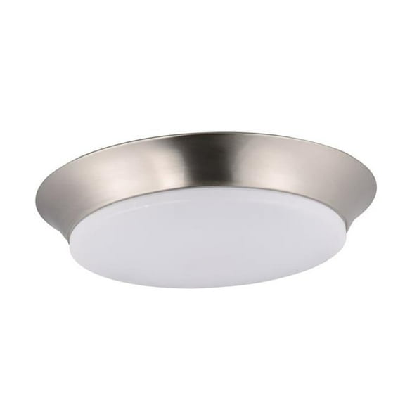 Profile EE LED Flush Mount, Satin Nickel