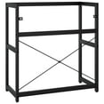 thumbnail image 3 of vidaXL Bathroom Washbasin Frame Black 79x38x83 cm Iron, 3 of 4
