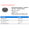 thumbnail image 2 of Engine Harmonic Balancer - Compatible with 1982 - 1985 Buick Skylark 1983 1984, 2 of 2