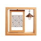thumbnail image 1 of Rojo y Negro Music Notes Marco giratorio de madera 4x6, 1 of 3