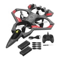 thumbnail image 2 of Avión RC Avión RC Avión Avión RC Giro 360 degree Regalo de Cumpleaños, Avión de Control Remoto, Bata doble negra, 2 of 9