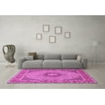 thumbnail image 3 of Ahgly Company Indoor Rectangle Medallion Pink Traditional Area Rugs, 4' x 6', 3 of 4