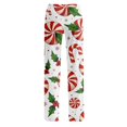 thumbnail image 4 of Satingcolo Women's Comfort Christmas Pajama Long Pants Casual Pj Bottoms for Women Drawstring Lounge Pants with Pockets, 4 of 4