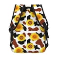 thumbnail image 4 of Balery Sunflower Cow Mochila Escolar Impresa, Mochila Ligera para Viajes Casual, Mochila Duradera y Cómoda Multifuncional, Mochila para Laptop-One Size, 4 of 5
