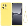 thumbnail image 1 of For Xiaomi 13 Pro Pure Color Liquid Silicone Shockproof Phone Case(Yellow), iPhone 13 Pro Max, 1 of 6