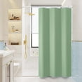 thumbnail image 6 of Shower Curtain - Waffle Textured Heavy Duty Thick Fabric Shower Curtains for Bathroom, 230GSM Luxury Weighted Polyester Cloth Bath Curtain Set with 12 Plastic Hooks, 6 of 6