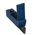 thumbnail image 2 of Power Armresto Removable Armrest for Sofa or Couch with Wireless Charger Single Cup Holder & Storage (Dark Navy), 2 of 11