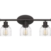 Open Box Quoizel Caverly 3-Light Bronze Vanity Light