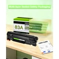 thumbnail image 7 of GREENCYCLE 1 Pack Compatible Black Toner Cartridge Replacement for 83A CF283A Use with Laserjet Pro MFP M201dw M225dw M127fw M125nw M127fn Printer, 7 of 7