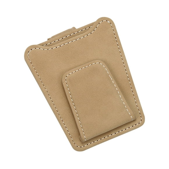 Kyusrd Car Accessories Tools and Decoration Deals!Car Glasses Clip Support Car Sunglasses Suede Leather Sun Visor Card Storage Box