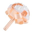thumbnail image 4 of Accesorios de decoración de boda de estilo occidental, flores artificiales de satén para banquete, color naranja, 4 of 5