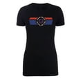 thumbnail image 2 of Women's USA Shirts, Patriotic Shirts, Ladies Graphic T-shirts - Black MH200WPATRIOT S23 M, 2 of 3